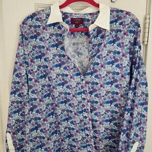 J. Crew Liberty London button down 22 nwot